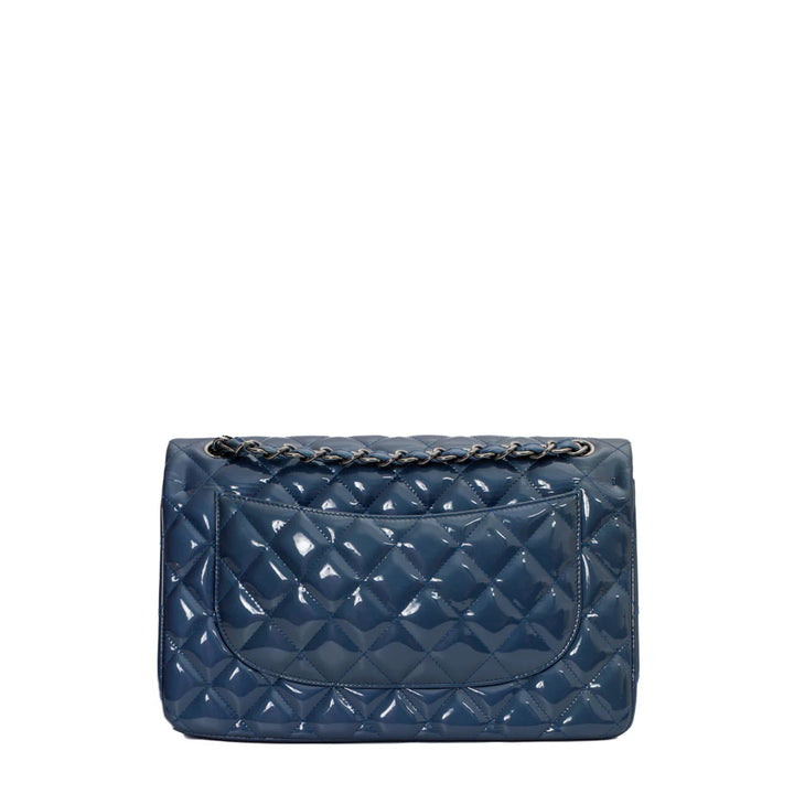 Timeless borsa Jumbo in vernice blu