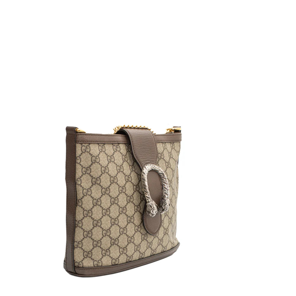 Borsa a secchiello Dionysus in tela Supreme beige