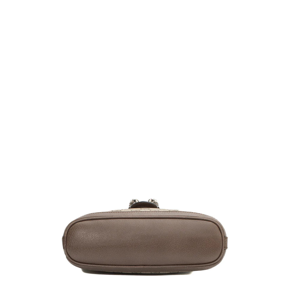 Borsa a secchiello Dionysus in tela Supreme beige