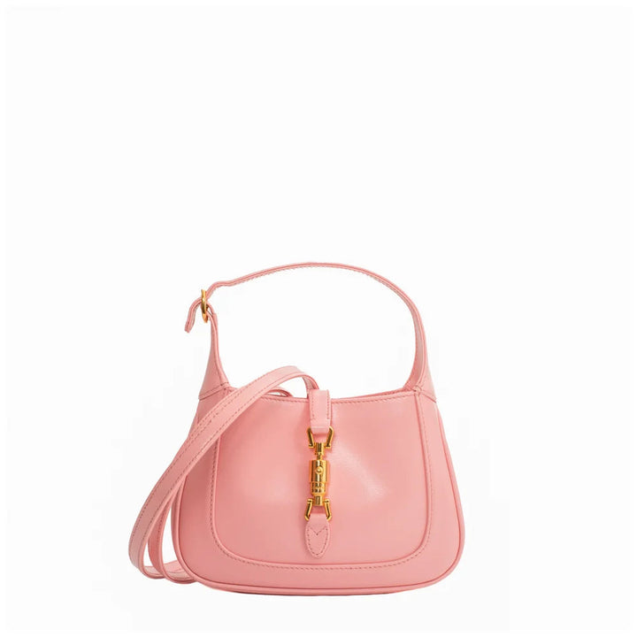 Borsa Jackie Mini in pelle rosa