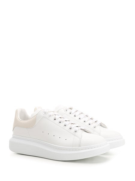 Alexander Mcqueen Sneaker "Oversize" talloncino vaniglia